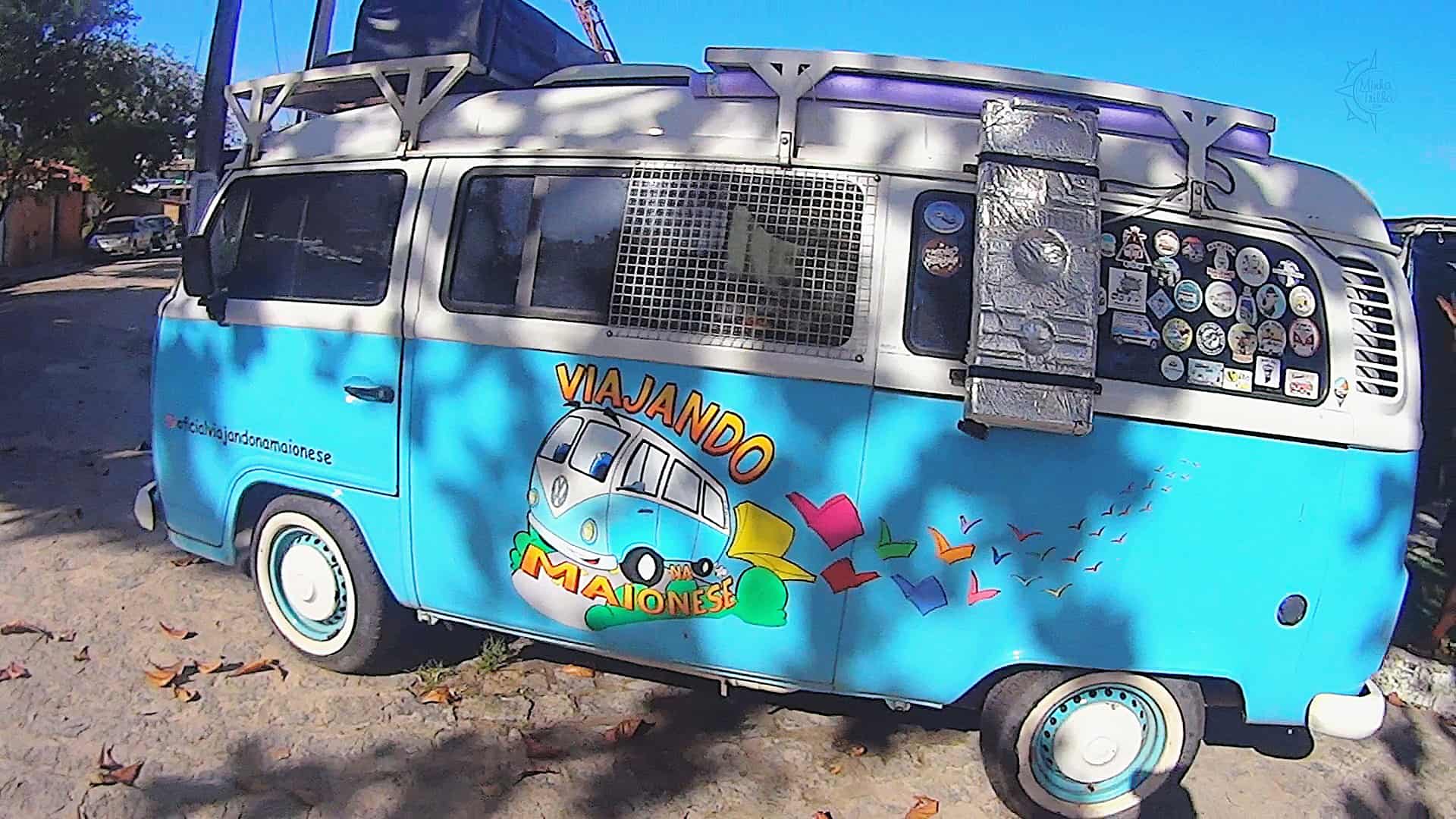 Kombi Viajando na Maionese, Corredor Verde, Praia do Frances, Marechal Deodoro Maceio-AL »MinhaTrilha.com